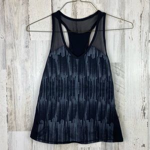 Lululemon | Black Grey Pattern Tank Top